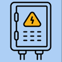 Монтаж щитка с подключением кабельных линий